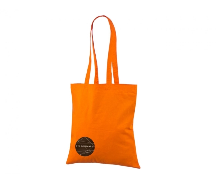 Prisvenlig orange mulepose i bomuld_1