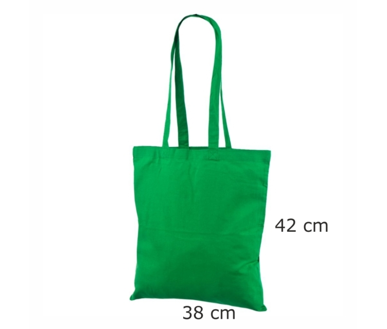 Prisvenlig grøn mulepose i bomuld45