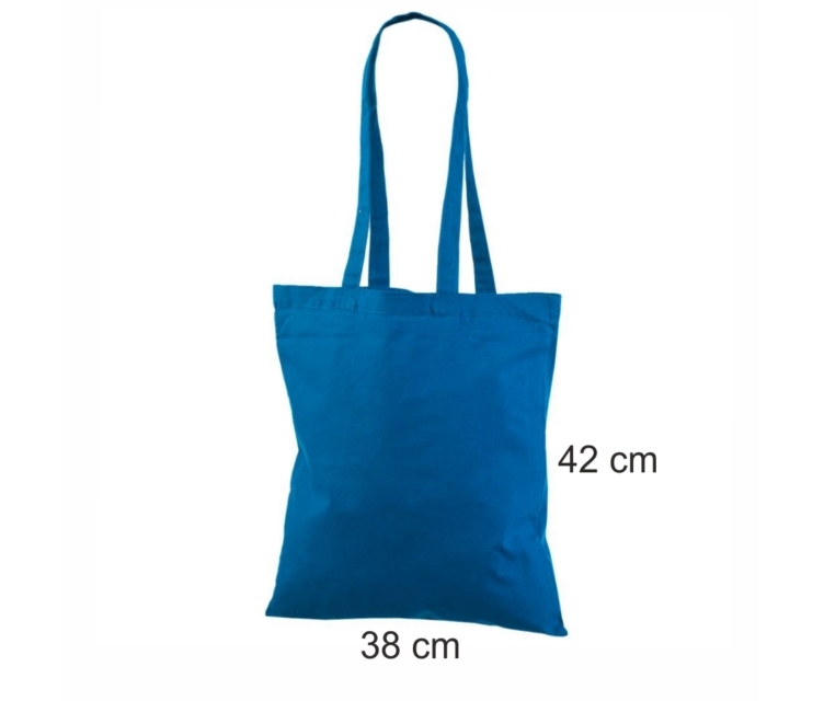 Prisvenlig blå mulepose i bomuld124